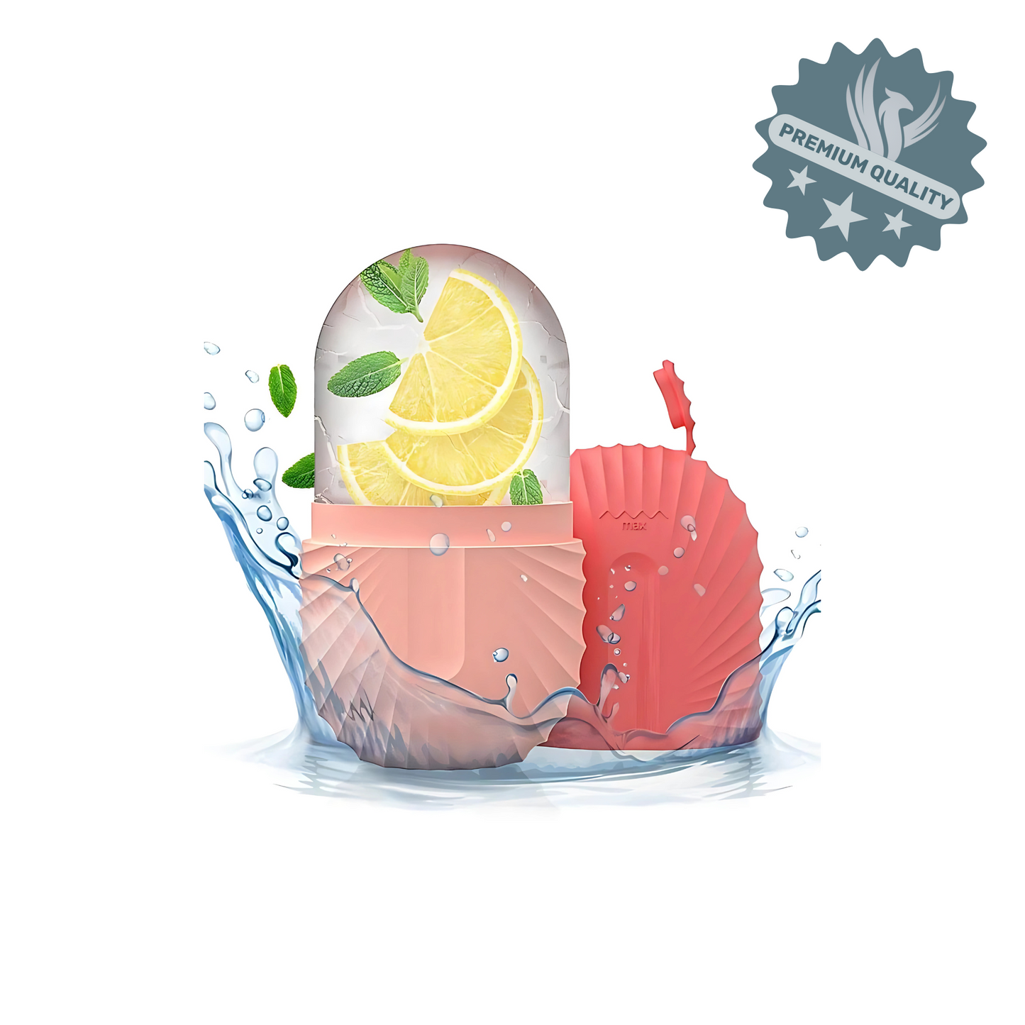 Ice mold for facial massage