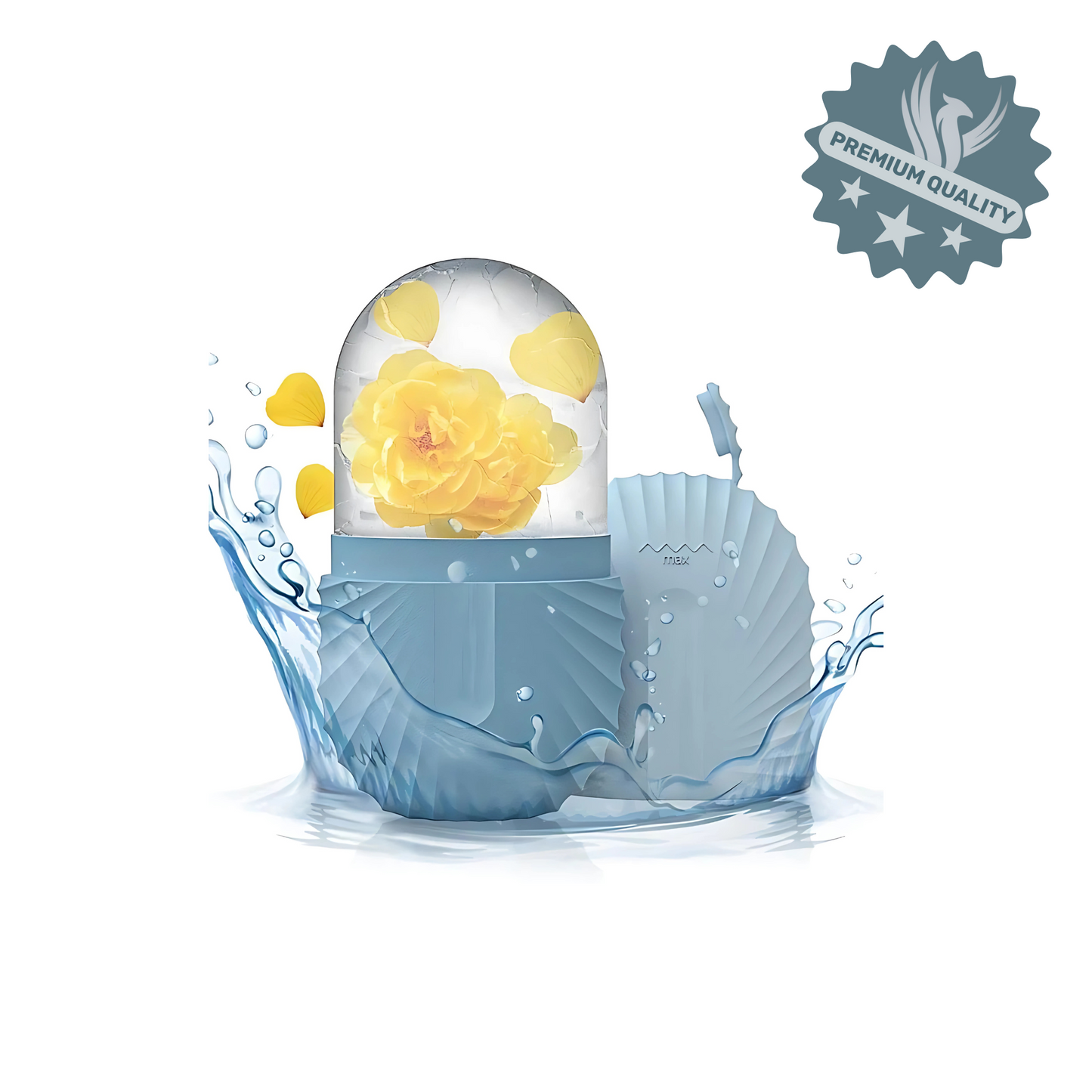 Ice mold for facial massage