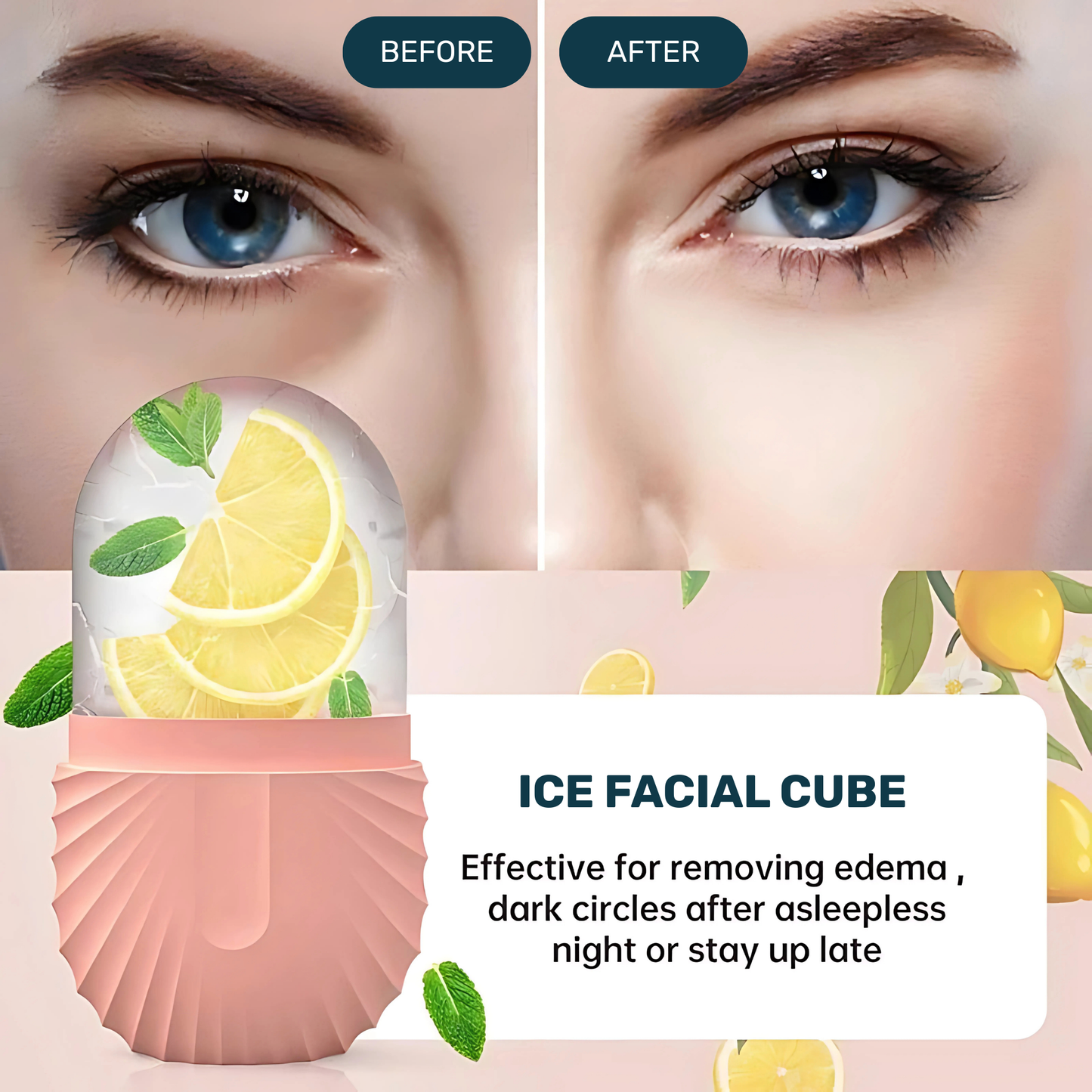 Ice mold for facial massage