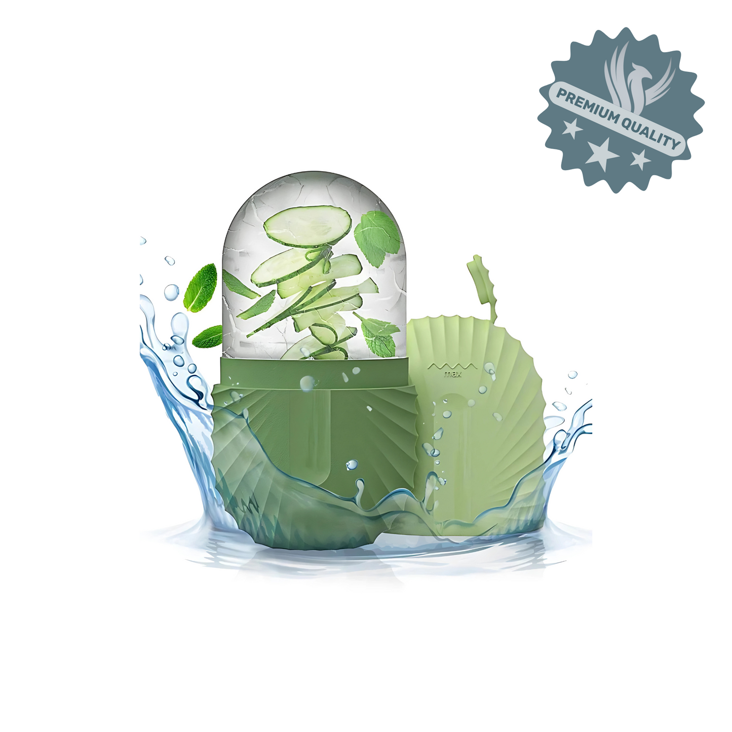 Ice mold for facial massage